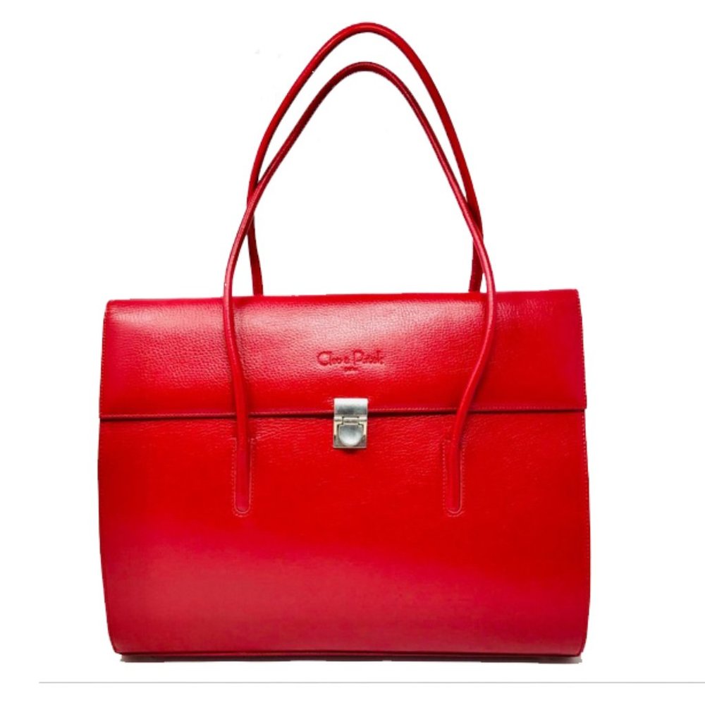 Cleo & Patek Classic Red Shoulder Bag
